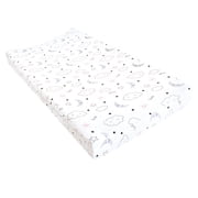 Hudson Baby Infant Girl Changing Pad Cover, Dreamer, One Size