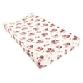 thumbnail image 1 of Hudson Baby Infant Girl Changing Pad Cover, Rose, One Size, 1 of 2