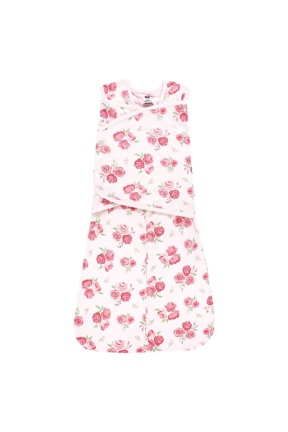 Infant Girl Convertible Swaddle Sleep Sack, Blush Rose, 3-9 Months