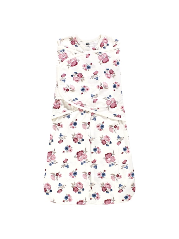 Infant Girl Convertible Swaddle Sleep Sack, Dusty Rose Floral, 3-9 Months