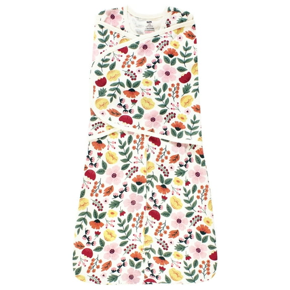 Hudson Baby Infant Girl Convertible Swaddle Sleep Sack, Fall Botanical, 3-9 Months