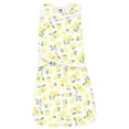 thumbnail image 1 of Hudson Baby Infant Girl Convertible Swaddle Sleep Sack, Lemon, 3-9 Months, 1 of 2