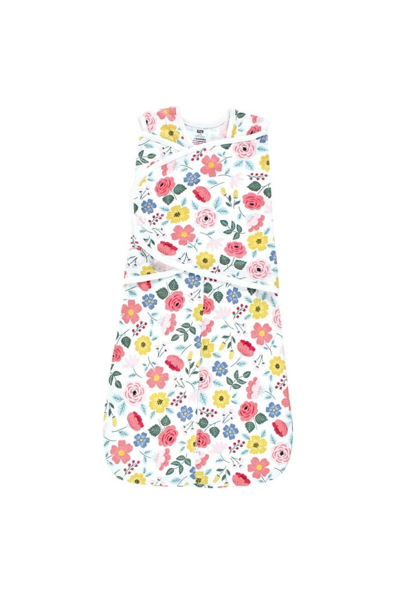 Infant Girl Convertible Swaddle Sleep Sack, Modern Botanical, 0-3 Months