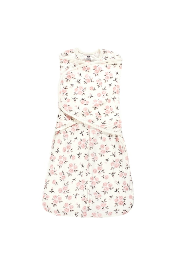 Infant Girl Convertible Swaddle Sleep Sack, Neutral Pink Floral, 3-9 Months