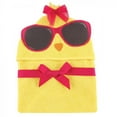 thumbnail image 1 of Hudson Baby Infant Girl Cotton Animal Face Hooded Towel, Cool Chick, One Size, 1 of 4