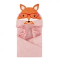 thumbnail image 1 of Hudson Baby Infant Girl Cotton Animal Face Hooded Towel, Foxy, One Size, 1 of 2