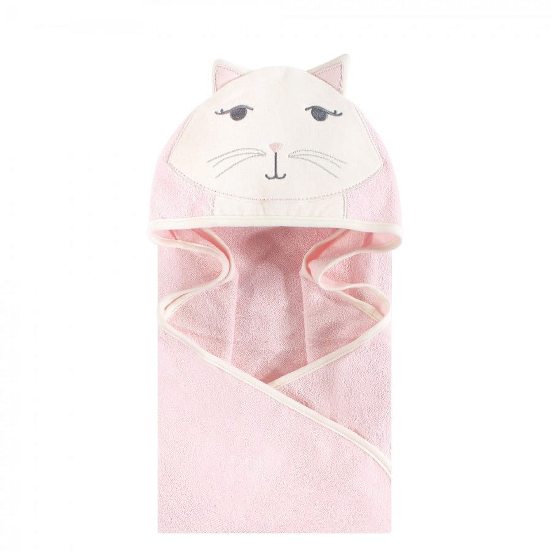 Hudson Baby Unisex Baby Animal Face Hooded Towel, Nerdy...