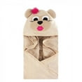 thumbnail image 1 of Hudson Baby Infant Girl Cotton Animal Hooded Towel, Miss Monkey, One Size, 1 of 1