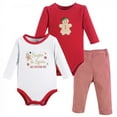 thumbnail image 1 of Hudson Baby Infant Girl Cotton Bodysuit and Pant Set, Sugar Spice, 9-12 Months, 1 of 8