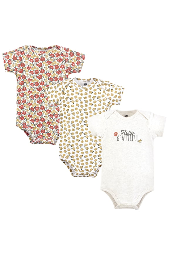 Infant Girl Cotton Bodysuits, Hello Beautiful, Preemie