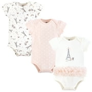Hudson Baby Infant Girl Cotton Bodysuits, Paris Tutu, 9-12 Months