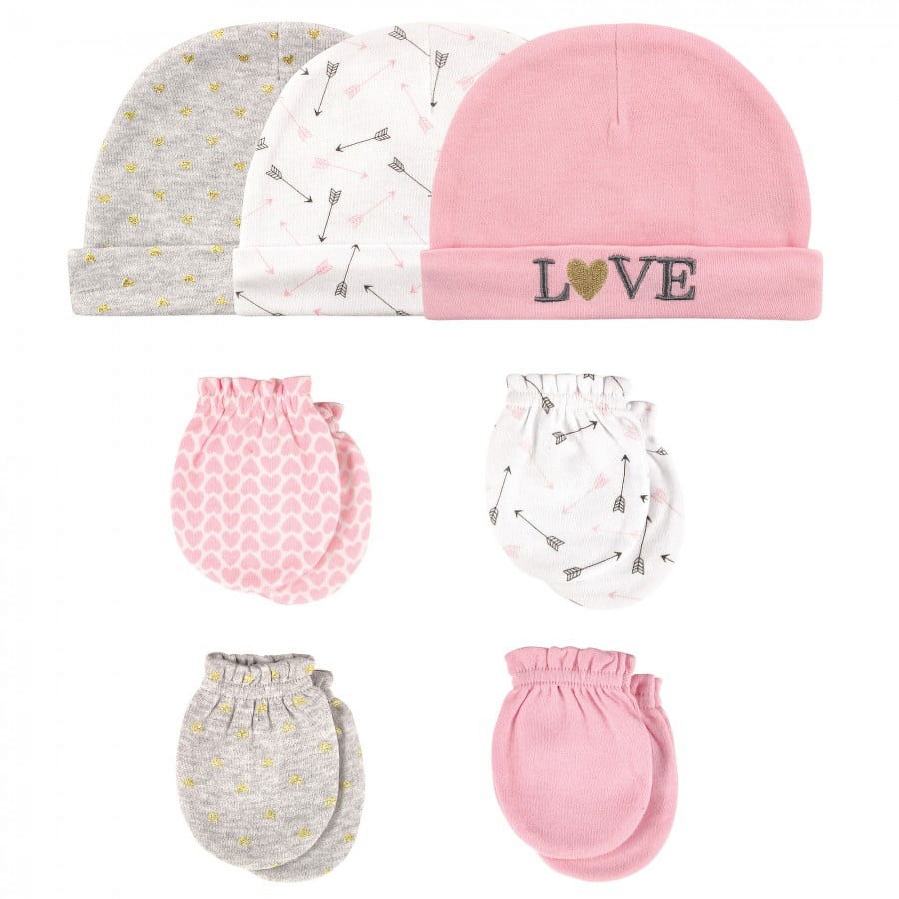 Amazon.com: Hudson Baby Unisex Baby Cotton Cap and Scratch