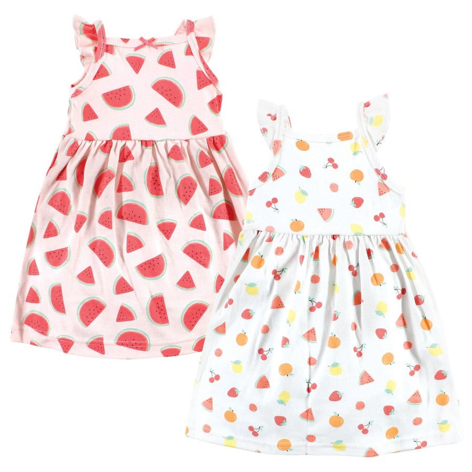 Hudson Baby Cotton Dresses Fruit Salad 6 9 Months