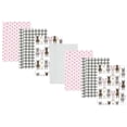 thumbnail image 1 of Hudson Baby Infant Girl Cotton Flannel Burp Cloths, Farm Friends Pink 7-Pack, One Size, 1 of 6