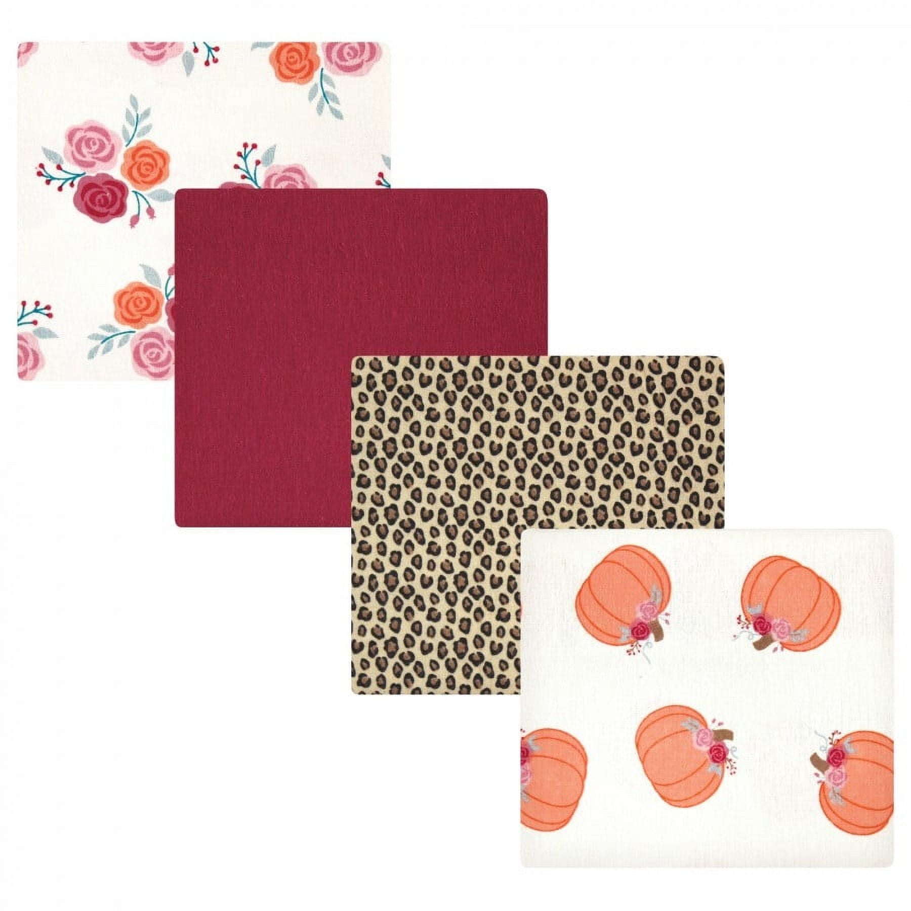 Hudson Baby Unisex Baby Cotton Poly Flannel Receiving Blankets, Cutest Pumpkin, One Size