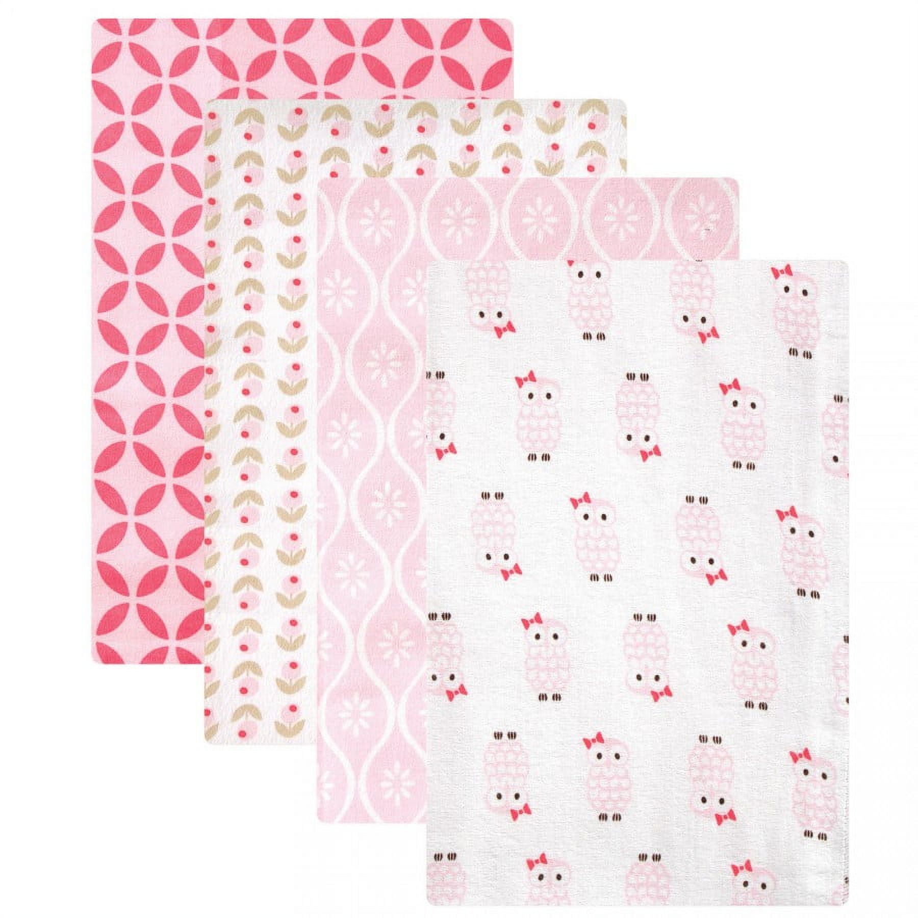 Hudson Baby Cotton Flannel Receiving Blankets Bundle, Moon