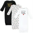 thumbnail image 1 of Hudson Baby Infant Girl Cotton Gowns, Girl Daddy Red Black, 0-6 Months, 1 of 5