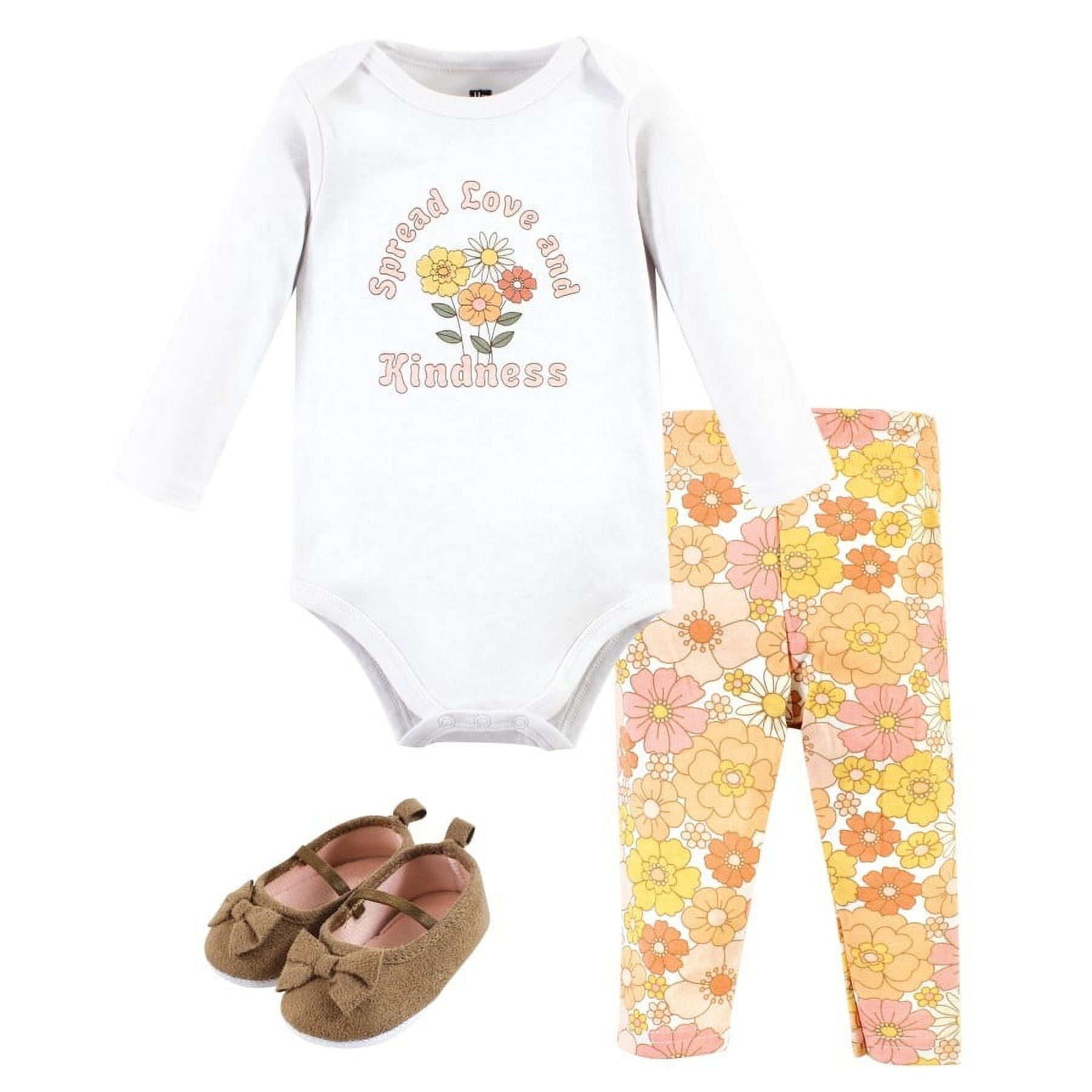 F&F Baby Pure Cotton I Love Daddy Long Sleeved Bodysuit in White - Groceries