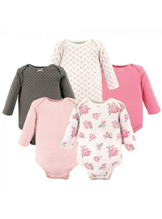 Honest Baby Clothing Baby Boy or Girl Gender Neutral Organic Cotton Long  Sleeve Bodysuits, 3 Pack (Preemie-24 Months) 