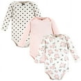 thumbnail image 1 of Hudson Baby Cotton Long-Sleeve Bodysuits, 3-Pack, Newborn- 24 Months, 1 of 5