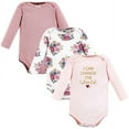 thumbnail image 1 of Hudson Baby Cotton Long-Sleeve Bodysuits, 3-Pack, Newborn- 24 Months, 1 of 5