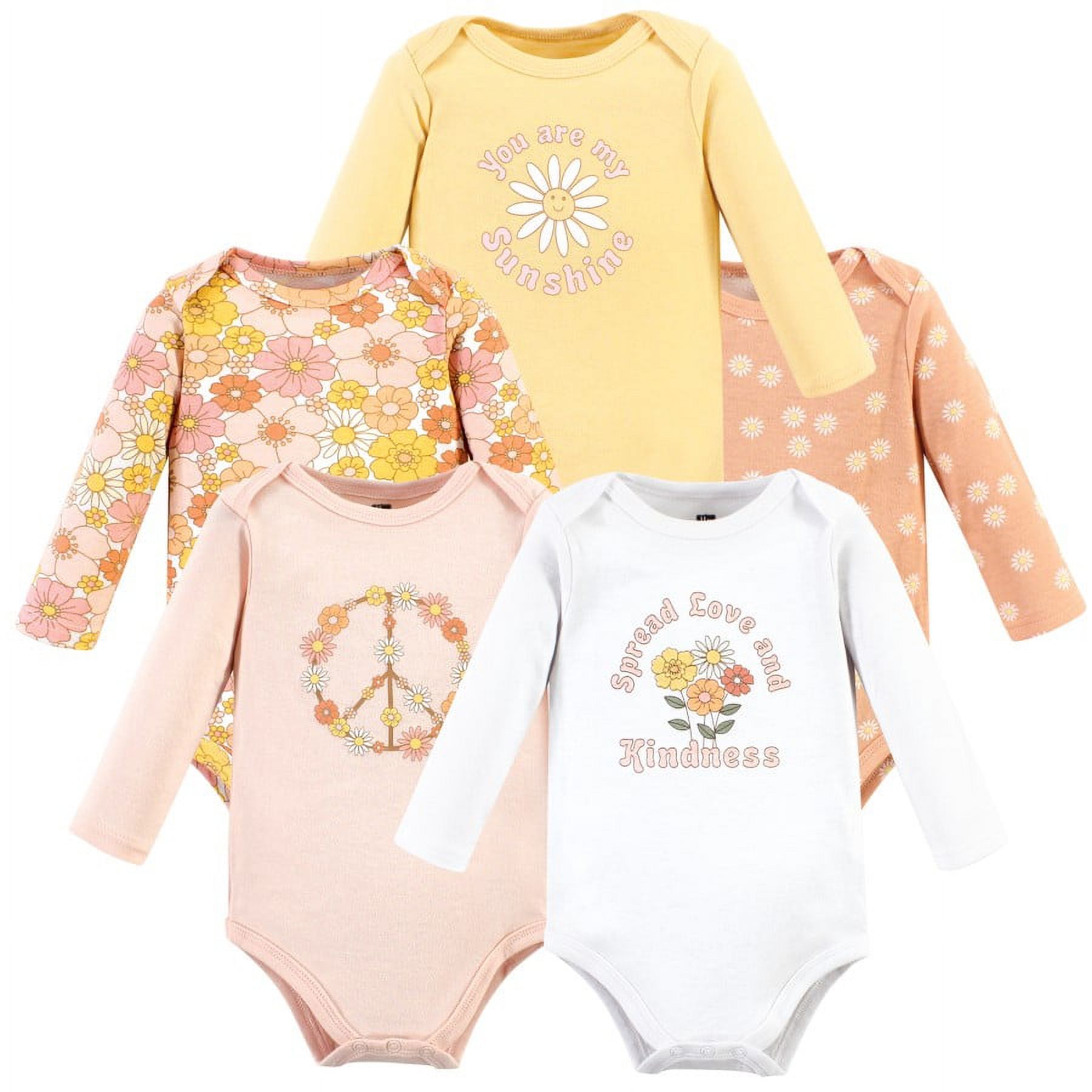 Hudson Baby – Body Termico Unisex Bambino Con Maniche Lunghe – Stampato Acorn Botanical – Taglia 3-6 Mesi – Morbido E Caldo