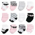 thumbnail image 1 of Hudson Baby Infant Girl Cotton Rich Newborn and Terry Socks, Bows 12-Pack, 6-12 Months, 1 of 8