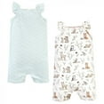 thumbnail image 1 of Hudson Baby Infant Girl Cotton Rompers, Enchanted Forest, 3-6 Months, 1 of 4