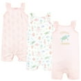 thumbnail image 1 of Hudson Baby Infant Girl Cotton Rompers, Turtley Adorable, 18-24 Months, 1 of 5
