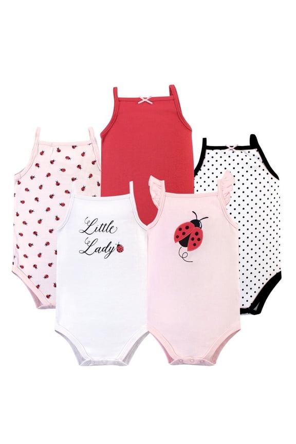Sleeveless Bodysuits, 5-Pack, Preemie-24 Months