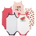 thumbnail image 1 of Hudson Baby Sleeveless Bodysuits, 5-Pack, Preemie-24 Months, 1 of 1