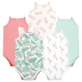 thumbnail image 1 of Hudson Baby Sleeveless Bodysuits, 5-Pack, Preemie-24 Months, 1 of 7