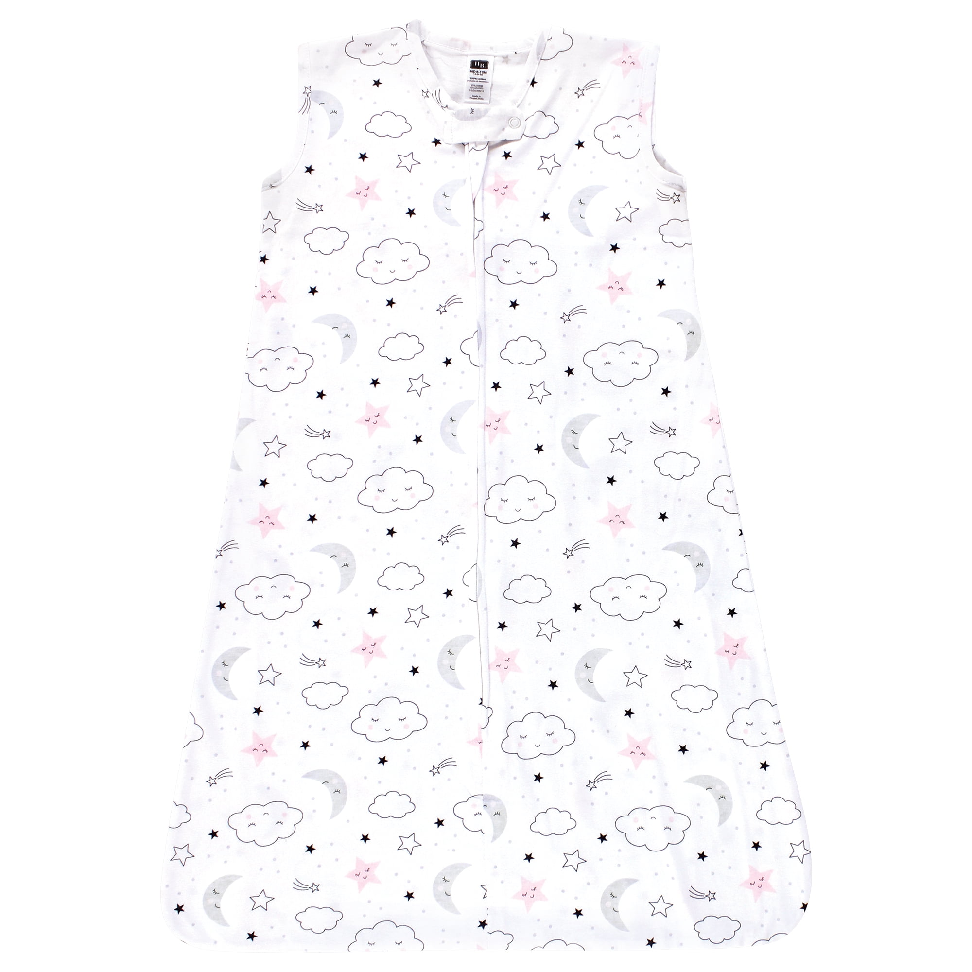 Hudson Baby Infant Girl Cotton Sleeveless Wearable Sleeping Bag, Sack, Blanket, Dreamer, 18-24 Months