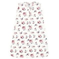 thumbnail image 1 of Hudson Baby Infant Girl Cotton Sleeveless Wearable Sleeping Bag, Sack, Blanket, Dusty Rose Floral, 6-12 Months, 1 of 2