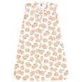 thumbnail image 1 of Hudson Baby Infant Girl Cotton Sleeveless Wearable Sleeping Bag, Sack, Blanket, Peach, 6-12 Months, 1 of 2