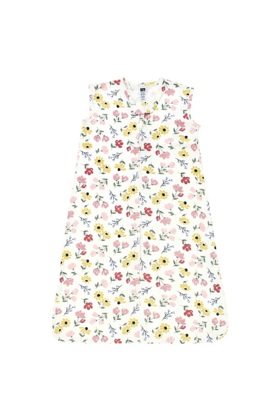 Infant Girl Cotton Sleeveless Wearable Sleeping Bag, Sack, Blanket, Soft Painted Floral, 0-6 Months