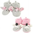 thumbnail image 1 of Hudson Baby Infant Girl Cozy Fleece Booties, Elephant Zebra, 0-6 Months, 1 of 5