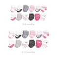 thumbnail image 1 of Hudson Baby Infant Girl Grow with Me Cotton Terry Socks, Bear Girl, 0-6 and 6-12 Months, 1 of 1