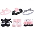 thumbnail image 1 of Hudson Baby Infant Girl Headband and Socks Giftset 6pc, Swan, One Size, 1 of 7