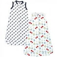 thumbnail image 1 of Hudson Baby Infant Girl Interlock Cotton Sleeveless Sleeping Bag, Wildflower, 18-24 Months, 1 of 4