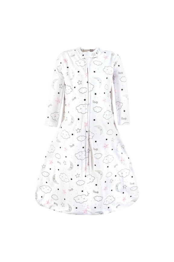 Infant Girl Long Sleeve Cotton Jersey Sleeping Bag, Dreamer, 0-6 Months