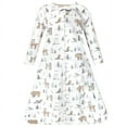thumbnail image 1 of Hudson Baby Infant Girl Long Sleeve Cotton Jersey Sleeping Bag, Winter Forest, 6-12 Months, 1 of 2