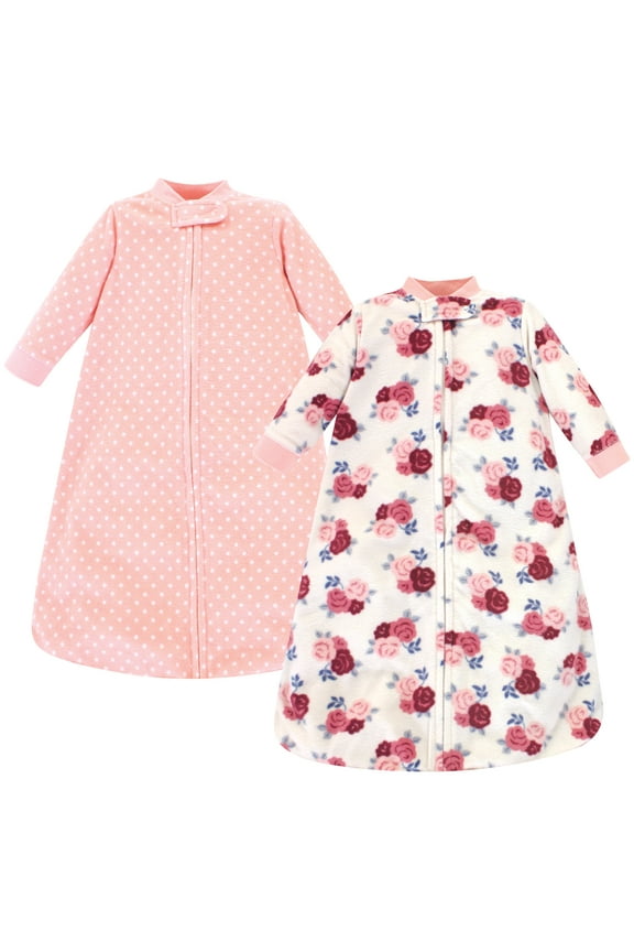 Infant Girl Long-Sleeve Fleece Sleeping Bag, Floral, 0-6 Months