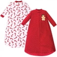 thumbnail image 1 of Hudson Baby Infant Girl Long-Sleeve Fleece Sleeping Bag, Sugar Spice, 0-9 Months, 1 of 3