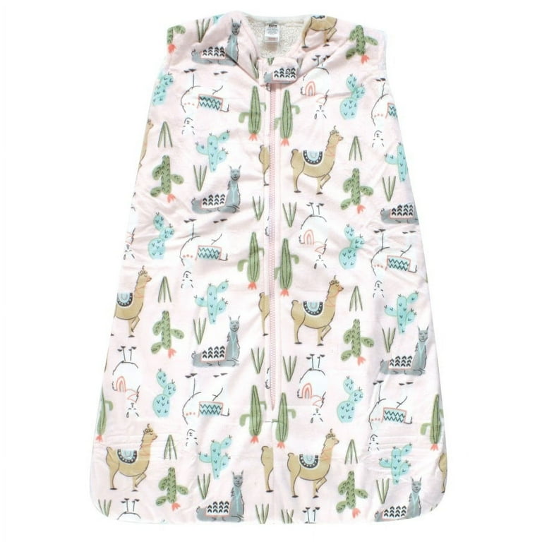 Hudson Baby Infant Girl Mink with Faux Shearling Inner Sleeping