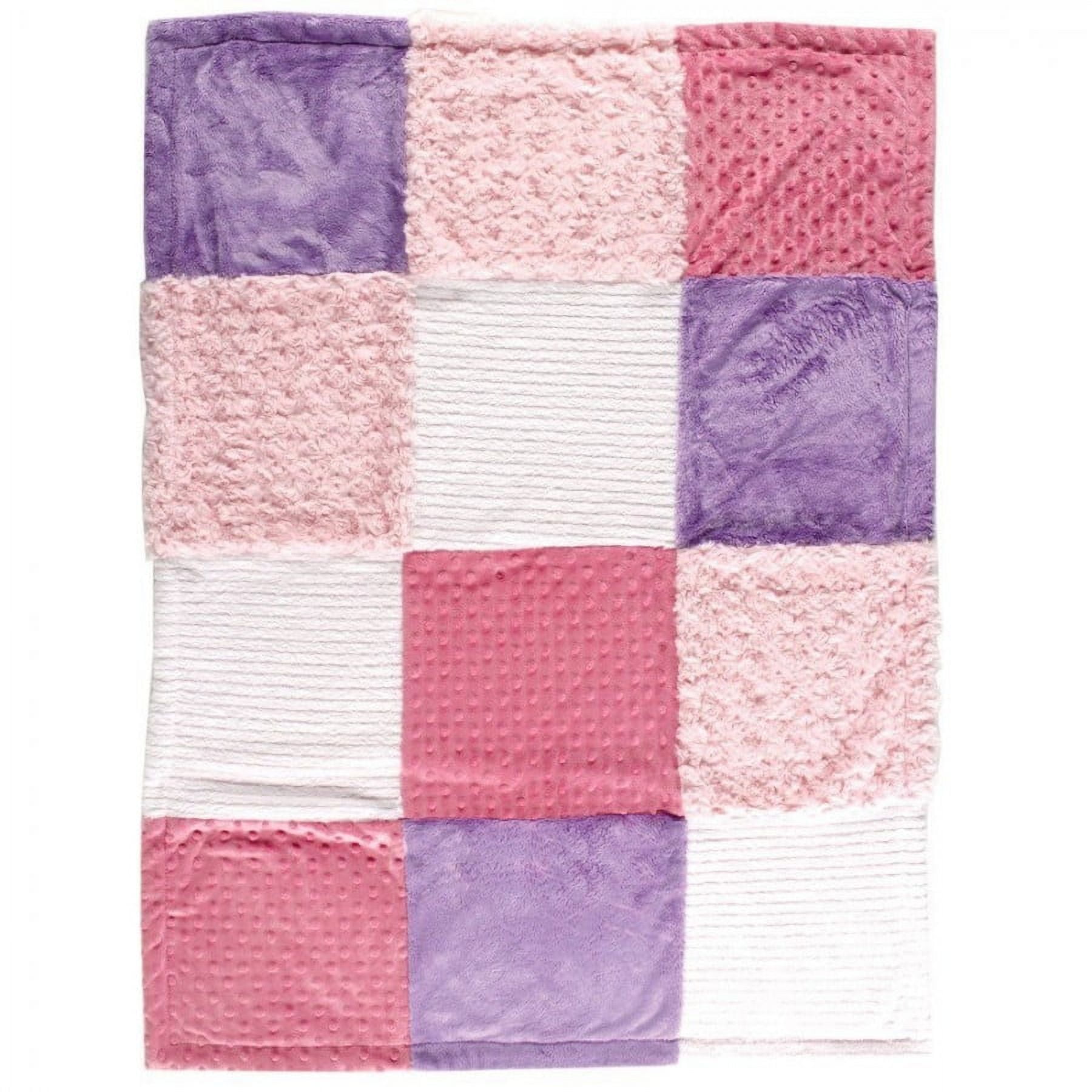 Baby Blanket - Pañal Tela Antiseptica Bordado / Cigueña - Rosado (LCC746)