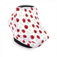 thumbnail image 1 of Hudson Baby Infant Girl Multi-use Car Seat Canopy, Poppy Daisy, One Size, 1 of 2