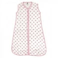 thumbnail image 1 of Hudson Baby Infant Girl Muslin Cotton Sleeveless Wearable Sleeping Bag, Sack, Blanket, Flower, 0-6 Months, 1 of 2
