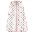 thumbnail image 1 of Hudson Baby Infant Girl Muslin Cotton Sleeveless Wearable Sleeping Bag, Sack, Blanket, Pink Aztec, 0-6 Months, 1 of 2