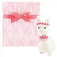 thumbnail image 1 of Hudson Baby Infant Girl Plush Blanket with Toy, Llama, One Size, 1 of 3